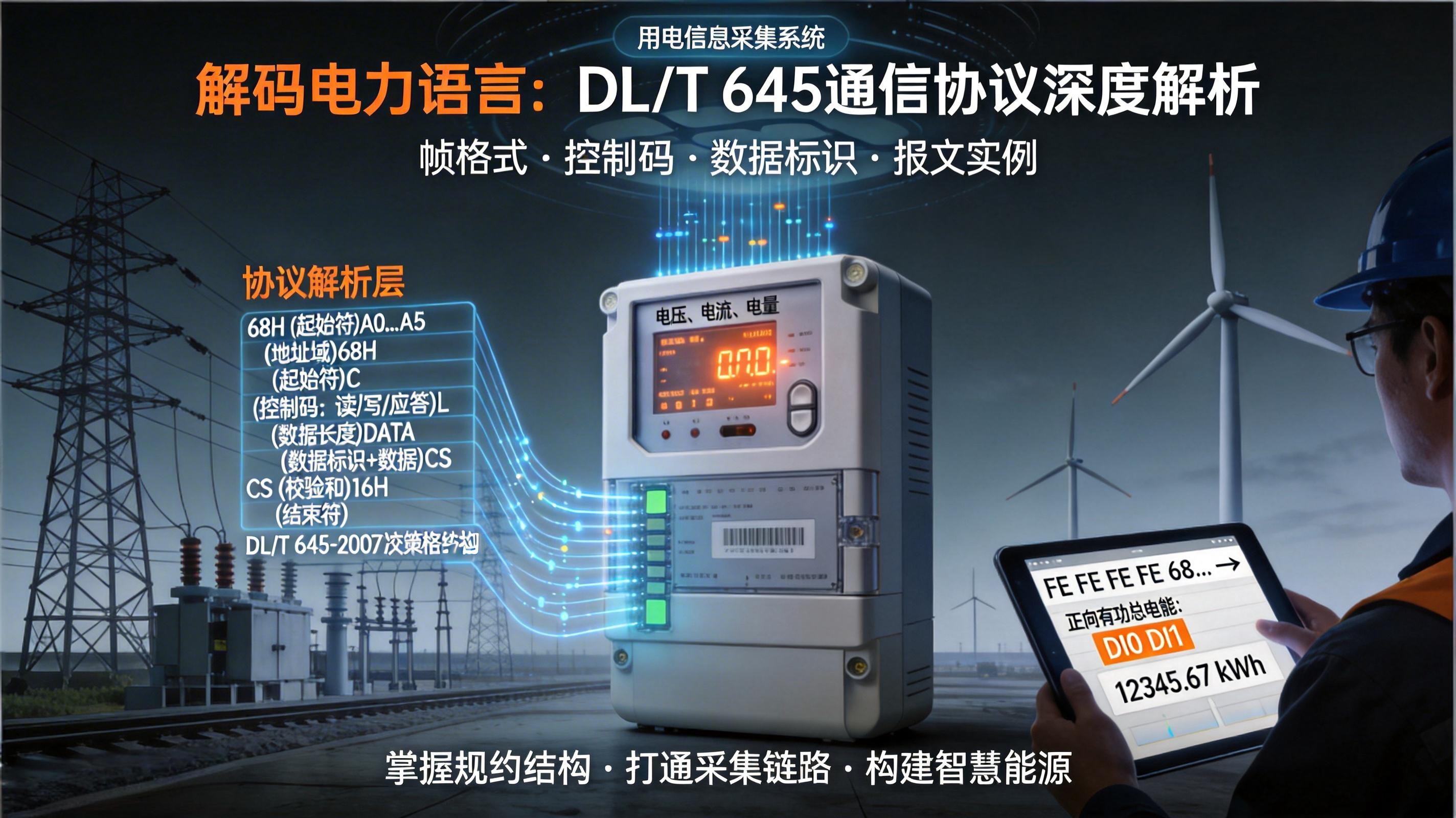 DL/T 645 通信协议详解：多功能电能表通信标准与应用