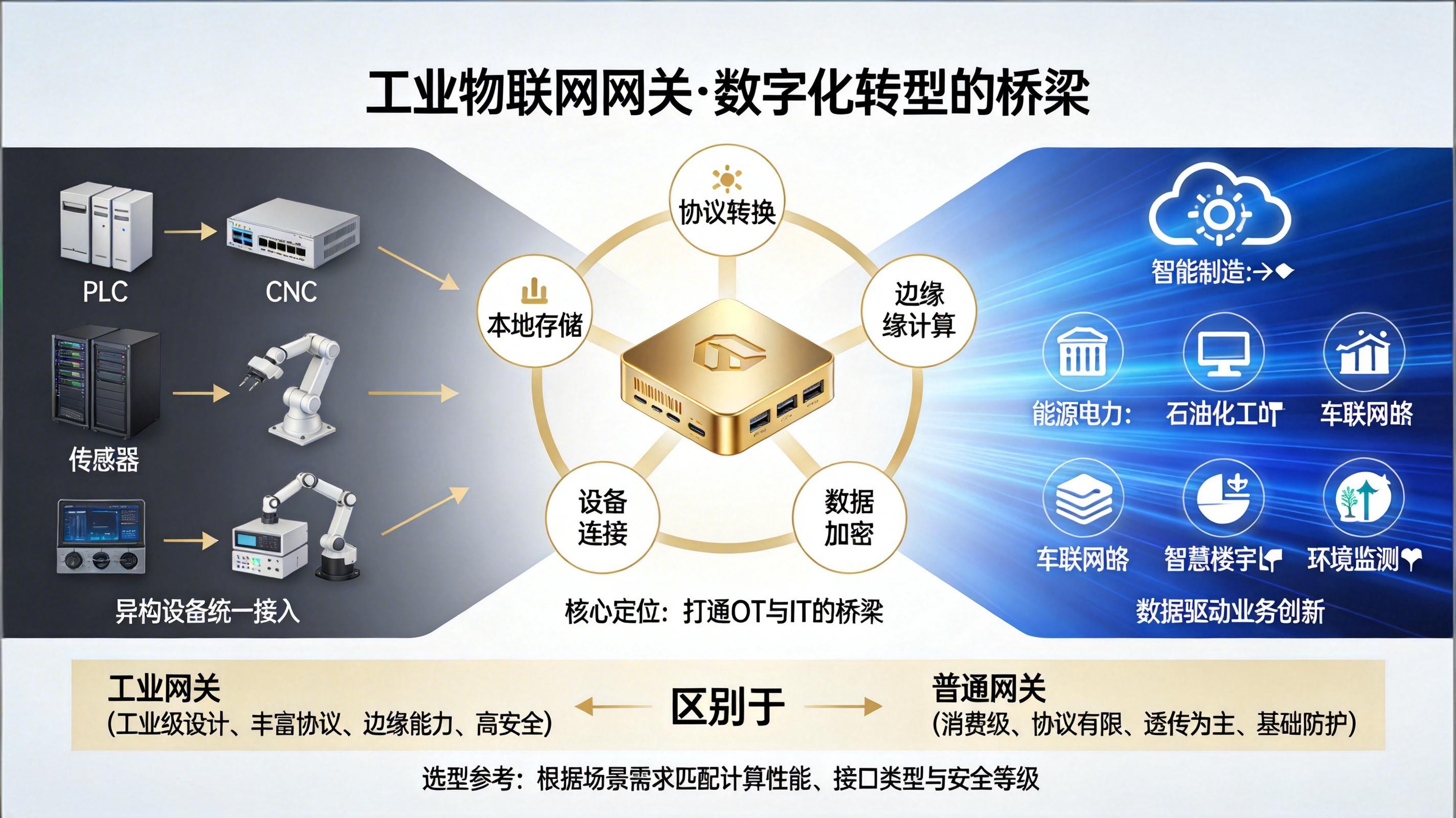 工业物联网网关详解：核心功能与应用场景