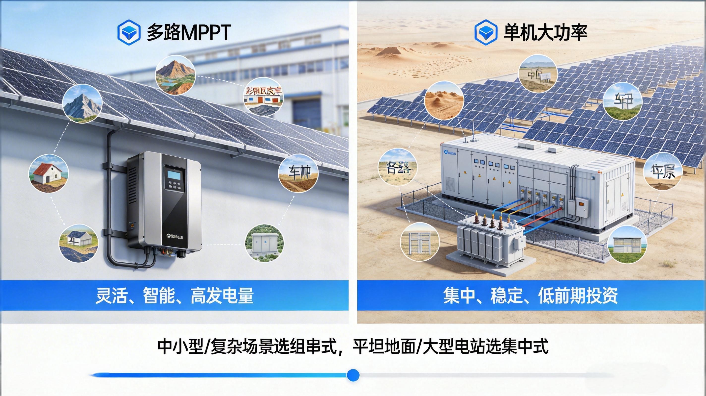 光伏逆变器选型对比：组串式与集中式的全面解析