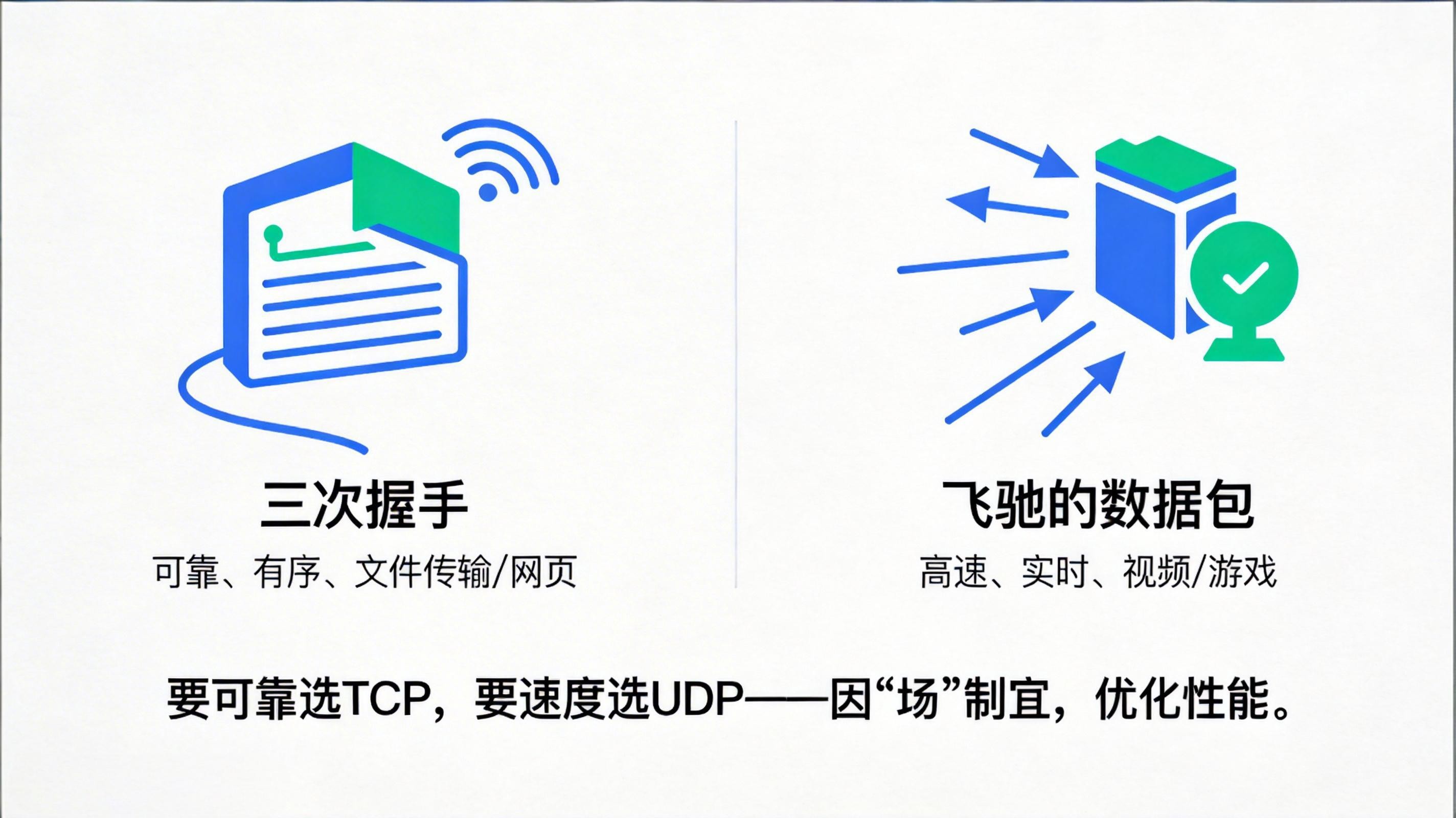 TCP与UDP通讯协议全解析：特点、区别与选型指南