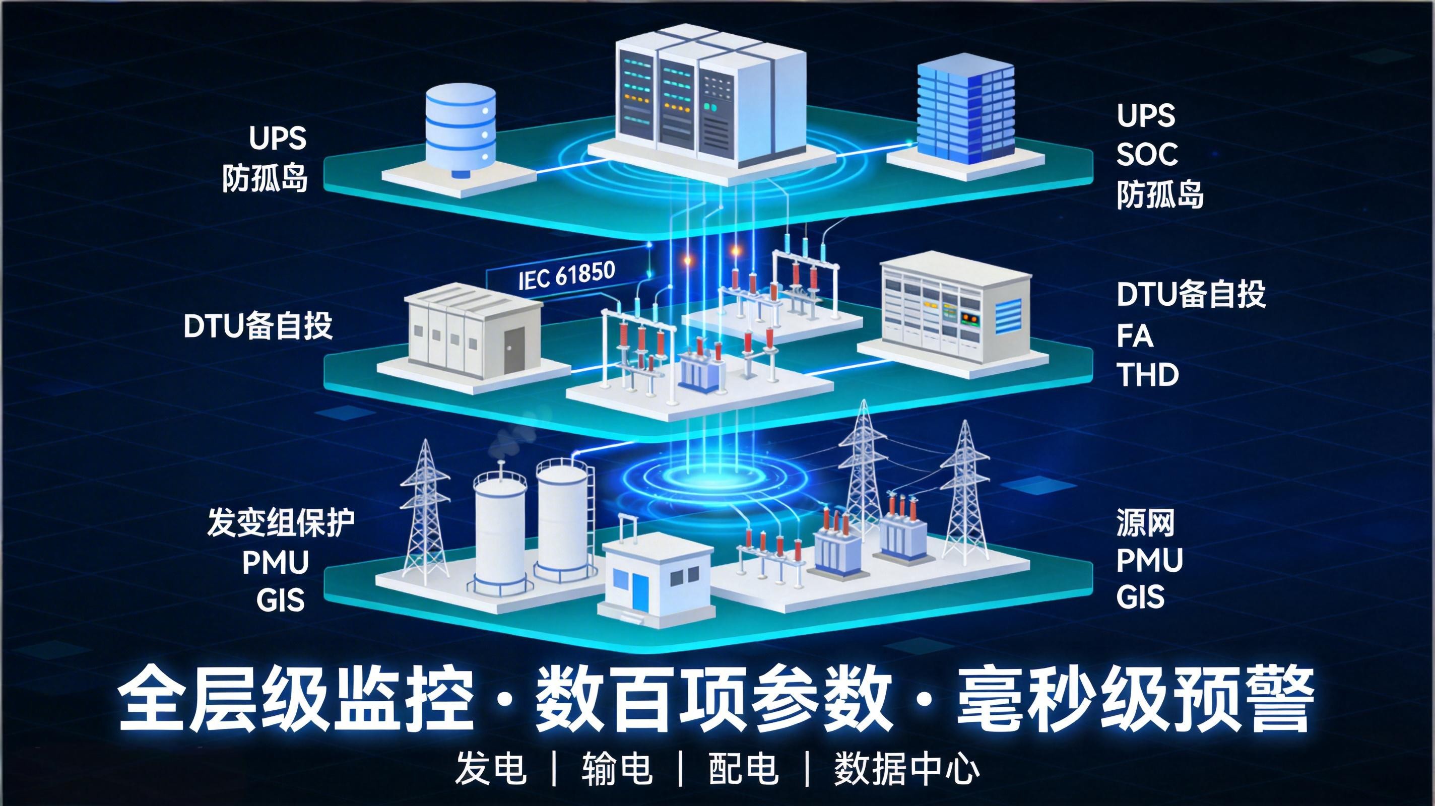 电力监控系统全维度解析：从发电到末端的深度监控指南